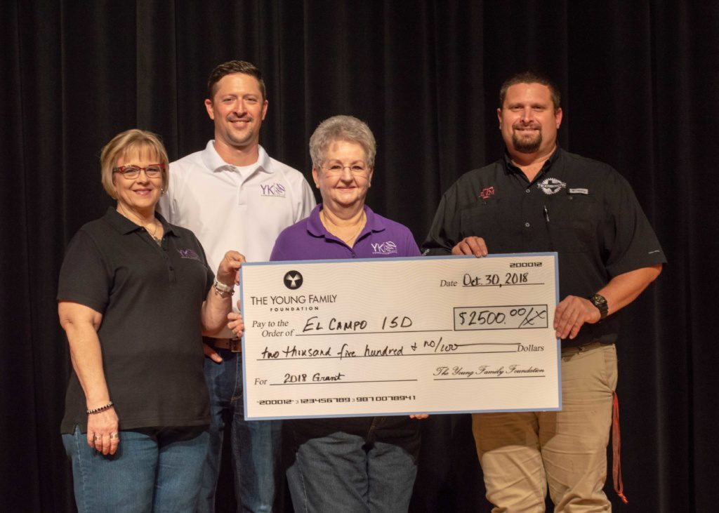 Local home security company gives back to El Campo, TX.